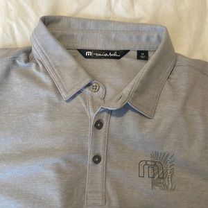 Travis, Mathews Gray button up shirt never been worn
